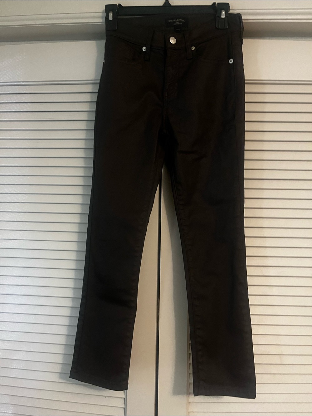 Banana Republic Women's Dark   Black Jeans Wash Water